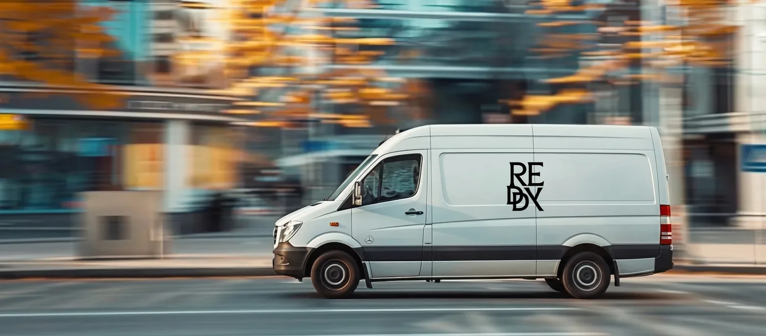 A Reddy delivery van on its route